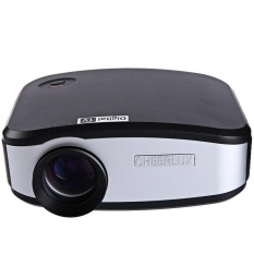 TV TV Cheerlux C6 LCD Proyektor 1200 Lumens 800X480 Piksel WithDigital TV VGA/USB 2.0/HDMI /AV/Earphone Output InterfaceSupport 1080 P (Hitam Putih) -Intl