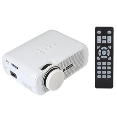 U80 Full HD 1000LM Mini Home Office Multimedia LED Video Projector VGA USB AV SD EU Plug