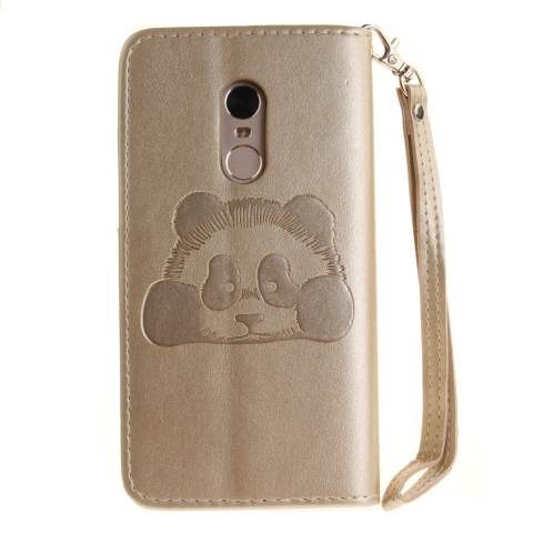 Ueokeird Panda Pelindung Berdiri Dompet Dompet Kartu Kredit Pemegang Magnetic Flip Folio TPU Soft Bumper PU