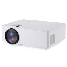 UK PLUG E08 LCD Projector 1500 Lumens 800 x 480 Pixels 1080P Home Theater with Airplay Miracast - intl
