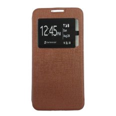 Ume Flipcase Flipshel For OPPO JOY Plus R1011 Flipcover - Cokelat