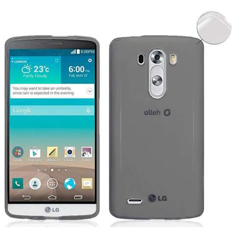 Ume TPU Soft Case Casing Cover for LG G3 - Abu-abu
