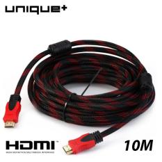 Unique Kabel HDMI to HDMI Support 4K 3D Gold Plate Untuk TV Proyektor PC Laptop Panjang 10M