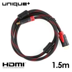 Unique Kabel HDMI to HDMI Support 4K 3D Gold Plate Untuk TV Proyektor PC Laptop Panjang 1.5M