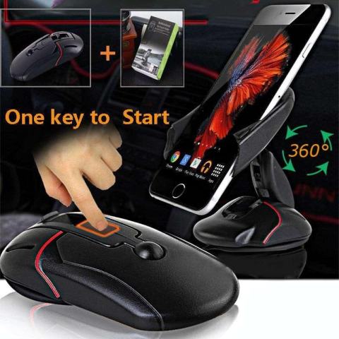 Universal 360 Derajat Car Phone Holder Mobil Kaca Depan Dashboard Gunung Dudukan Cradle untuk IPhone Ponsel Android-Intl 4