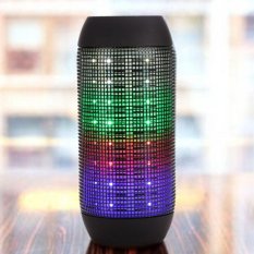 Universal Portabel LED Light Stereo Nirkabel Bluetooth Musik Speaker-Intl