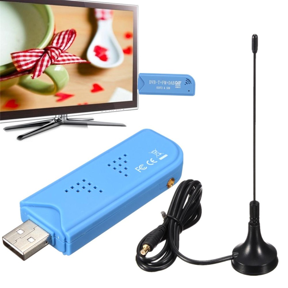 USB 2.0 Digital DVB-T SDR + DAB + FM HDTV TV Tuner Receiver untuk Windows XP-Intl