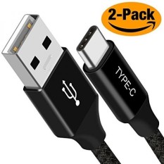 USB Type C Cable, BrexLink USB C Cable Fast Charger Nylon Braided Cord for Google Pixel,Samsung Galaxy Note 8,S8 Plus, LG V30 G5 G6 V20, Nintendo Switch, HTC U11 Plus (Black