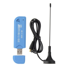 USB 2, 0 Digital DVB-T SDR + DAB + FM HDTV TV Penala Unit Penerima Tongkat RTL2832U + R820T2