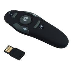 USTORE USB Nirkabel Rancangan RF Remote Control Power Point Pemberi Pena Penunjuk Sinar Laser