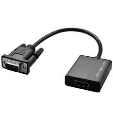 VGA ke HDMI Adaptor VGA Male TO HDMI Female Converter Kabel untuk Komputer PC Notebook DVD Player