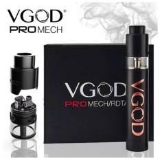 VGOD PROMECH/RDTA ROKOK ELEKTRIK VAPE VAPOR - BLACK