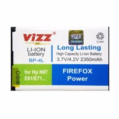 Vizz Baterai Batt Batre Battery Double Power Vizz Nokia BP4L untuk Nokia E63 E71 N97 Mito A850 2350 Mah