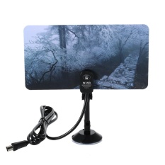 w16PH09 Indoor Digital TV Antenna 35dBi High Gain Full HD 1080p VHF / UHF DVB-T-Aerial IEC Connector for DTV / TV - intl