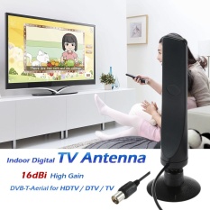 w16YG Indoor Digital TV Antenna 16dBi High Gain Full HD 1080p VHF / UHF DVB-T-Aerial IEC Connector for DTV / TV - intl