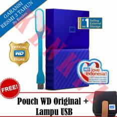 WD My Passport New Design 2TB Portable Storage USB 3.0 - Biru Harddisk Eksternal 2.5