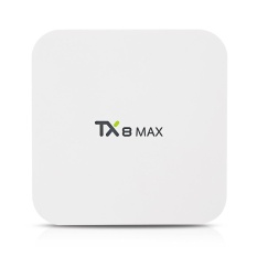 WHITE US PLUG + 3GB RAM+16GB ROM TX8 MAX TV Box 2.4 / 5.8GHz WiFi 4K x 2K Bluetooth 4.0