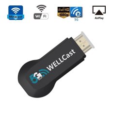 Womdee 5G WIFI Display Miracast Dongle HDMI Adapter Receiver 1080p Streaming Media Player Share Videos Images Docs Live Camera Musics - intl