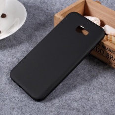 Guardian Seri Matte TPU Case untuk Samsung Galaxy A7 (2017) SM-A720 F-Hitam X-LEVEL