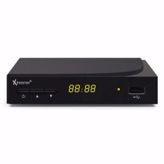 Xtreamer BIEN 3 Set Top Box STB DVB-T2 and Media Player Televisi Film Foto Musik TV Siaran Digital Support Full HD 1080p TV Tabung LCD LED Plasma Bening Bebas Semut Kualitas Gambar Bagus Antena UHF Teknologi Biasa Aksesoris Audio Video K015 - Hitam