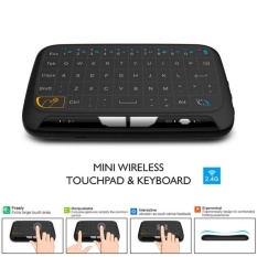 Yika 2.4 GHz Mini Wireless Keyboard USB Layar Penuh Besar Touchpad Udara Mouse untuk Samsung LG Smart TV Android Kodi TV-Internasional