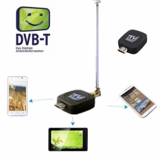 Yika Rincian Tentang Micro USB DVB-T Digital Mobile TV Tuner Receiver + Antena untuk Android 4.0-6.0 CY- INTL