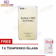 Zenblade Anti Shock Anti Crack Softcase Casing for Asus Zenfone 4 Max Pro ZC554KL + Free Tempered Glass