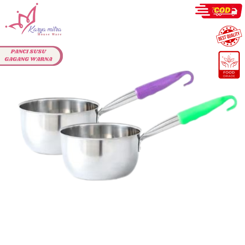 Panci Susu Gagang Warna Stainless Milk Pan Lazada Indonesia