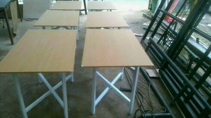 meja lipat uk 120X50X70 meja cafe meja jualan meja bazar