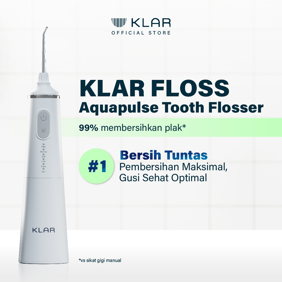 Klar Tooth Flosser Aquapulse Water Flosser Untuk Membersihkan Sela