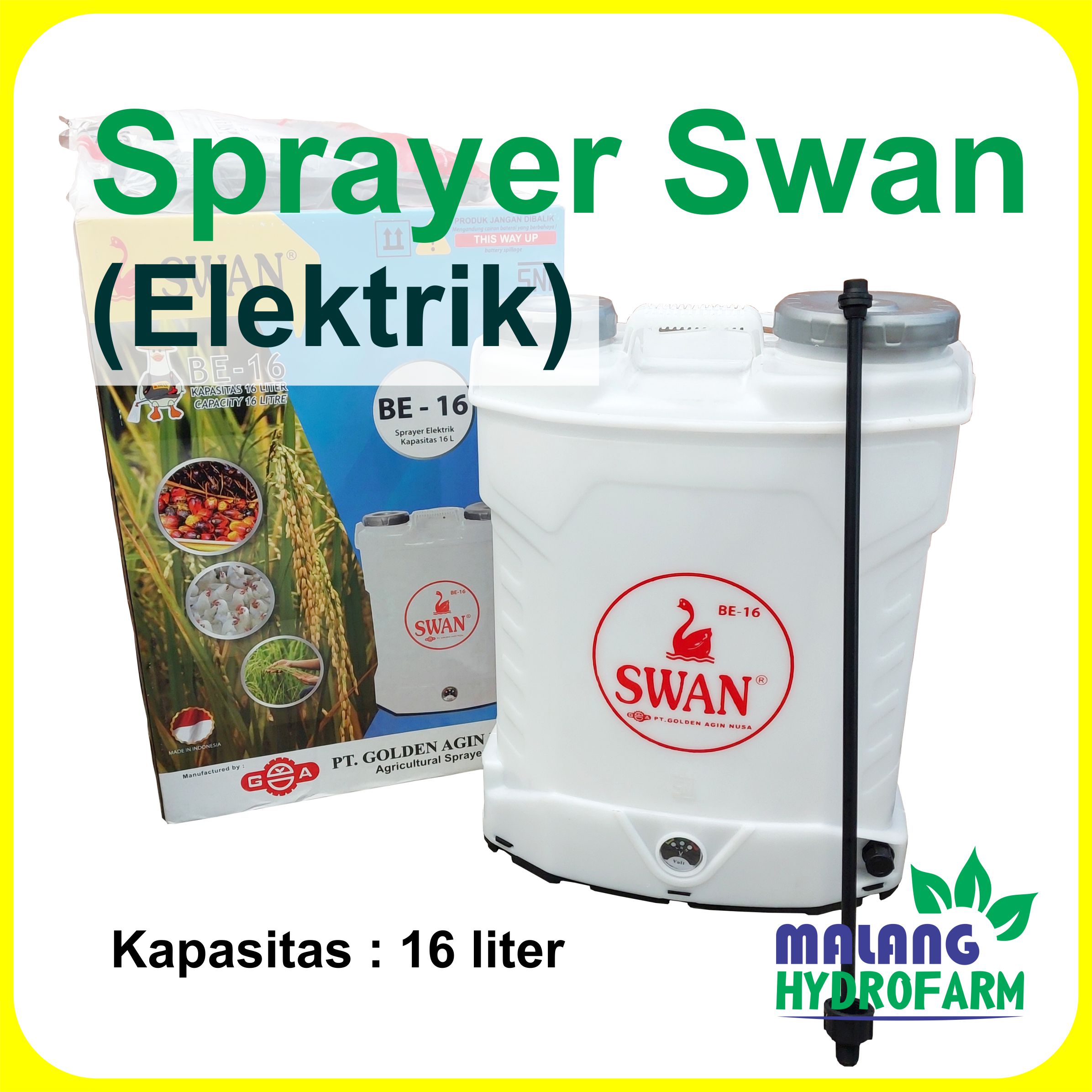 Sprayer Swan Pompa Elektrik Be Liter Semprotan Listrik Batrai