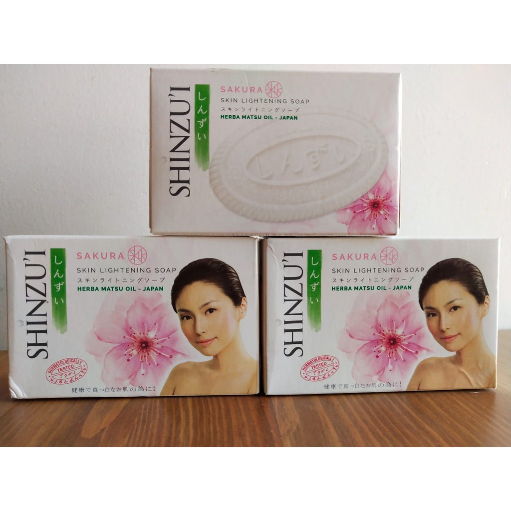 SHINZUI SKIN LIGHTENING SOAP BAR 85gr Sabun Batang Lazada Indonesia