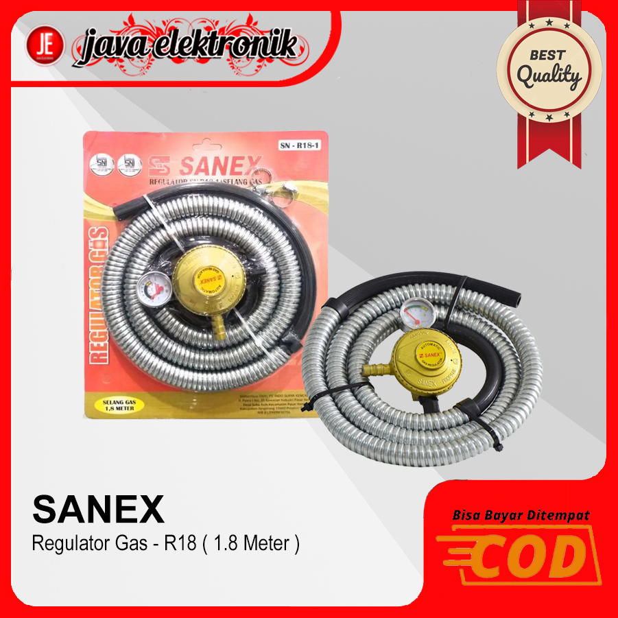 Selang Regulator Gas Sanex Flexi R Meter Sni Lazada Indonesia