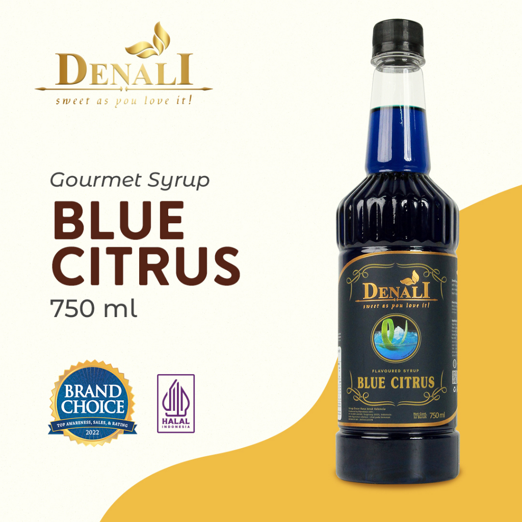 Denali Syrup Blue Citrus Ml Sirup Minuman Rasa Blue Citru