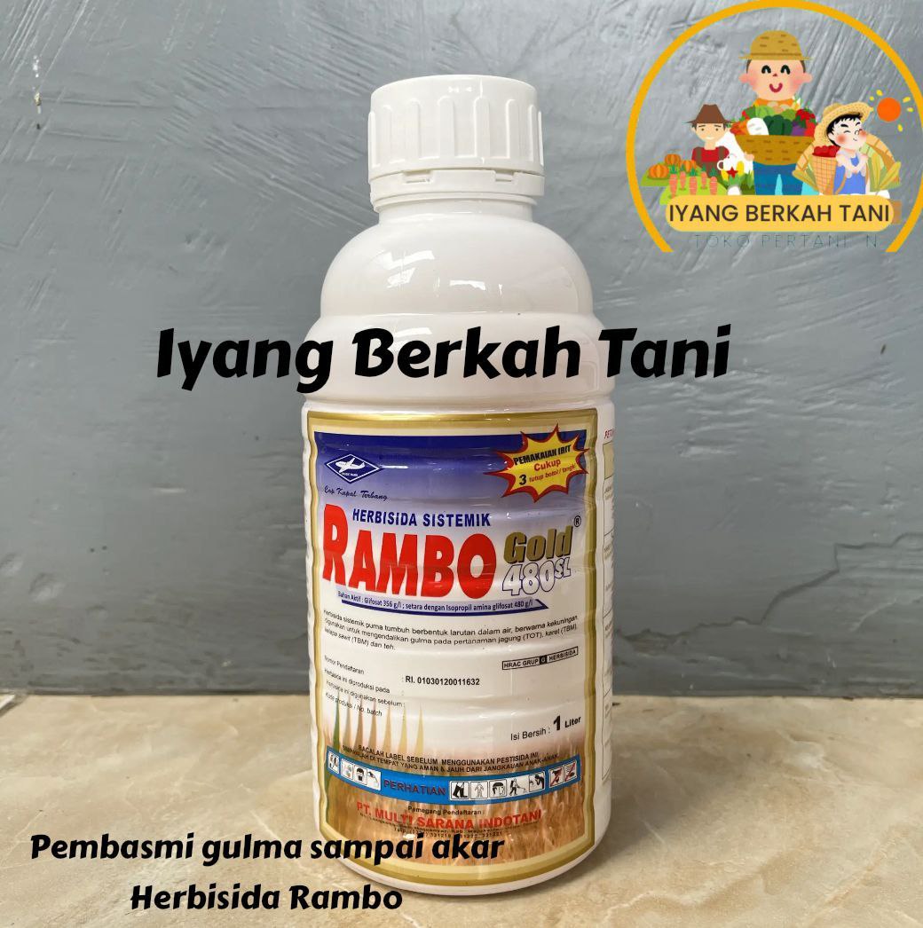 Rambo Gold 480 SL Herbisida Sistemik 1 L Lazada Indonesia