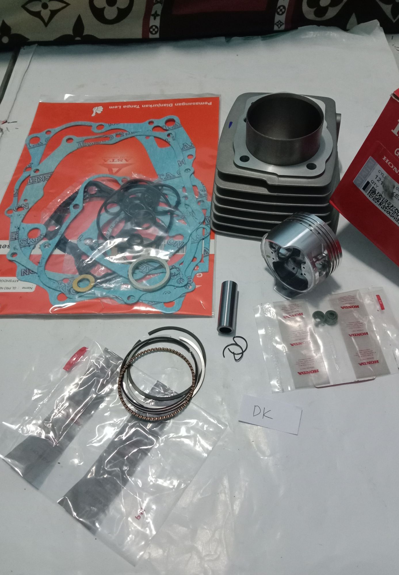 Blok Seher Keh Komplit Isi Piston Kit Plus Full Set Honda Gl Pro