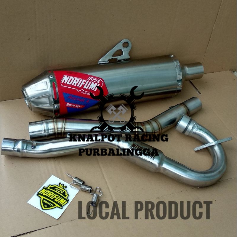 NORIFUMI ROCKET 4 BORE UP PNP WR155 KLX DTRACKER CRF Knalpot