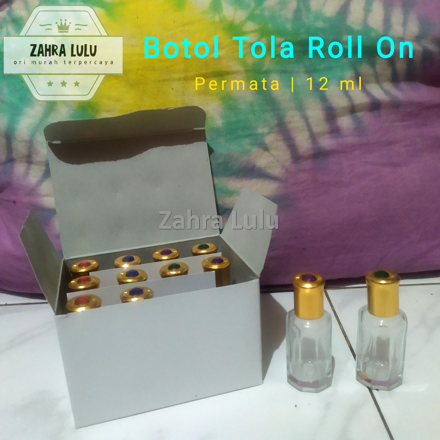 Botol Tola Kosong Ml Roll On Permata Lusin Lazada Indonesia