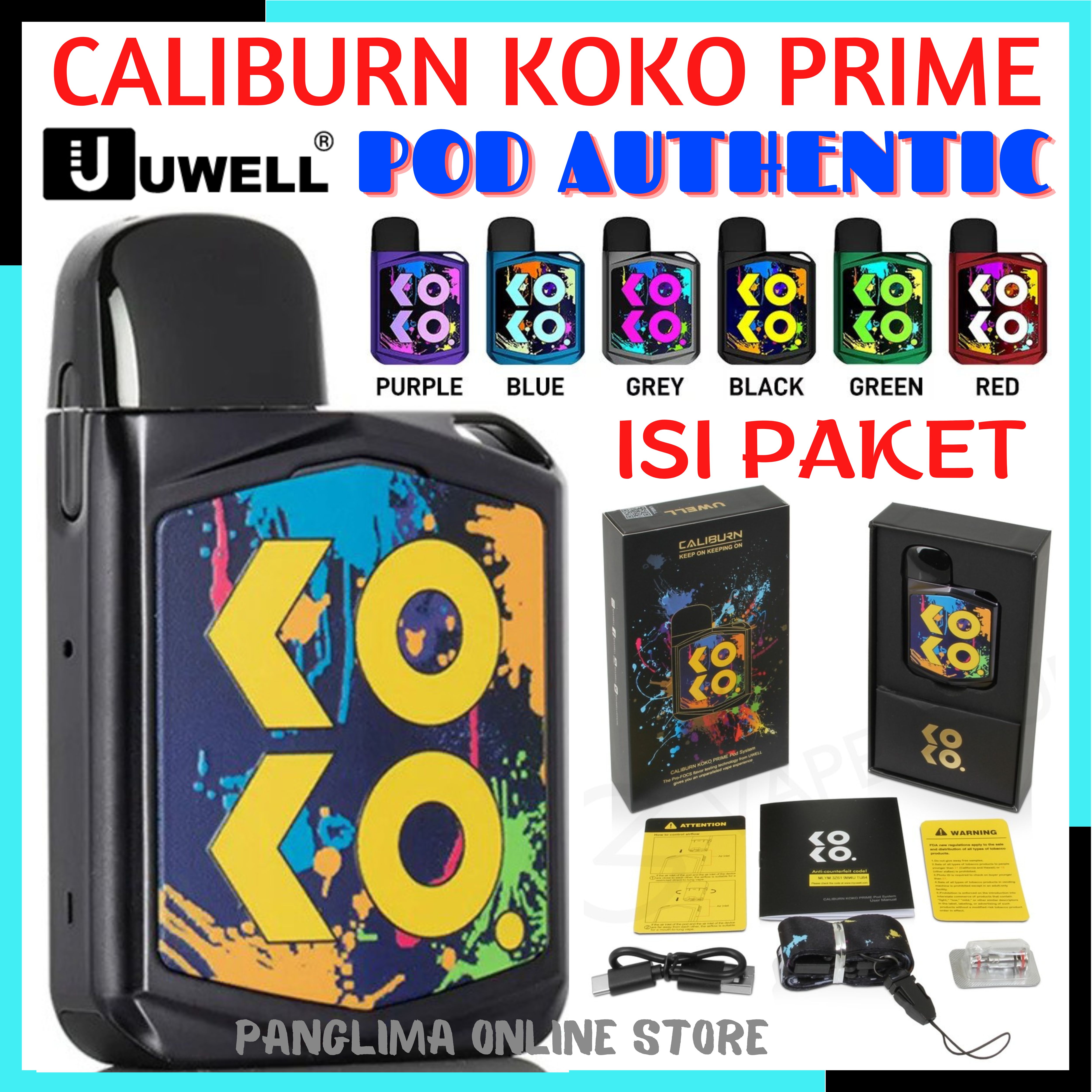 Promo Spesial Uwell Caliburn Koko Gk Pod Kit Mah W Caliburn