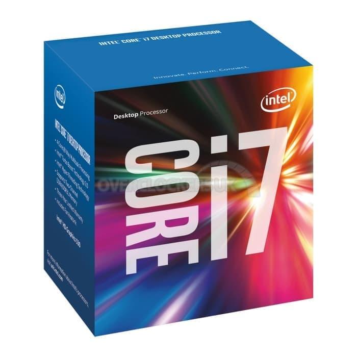 Terlaris PROSESOR CORE i7 6700K 4.0G 1151 CACHE 8MB BOX NO FAN