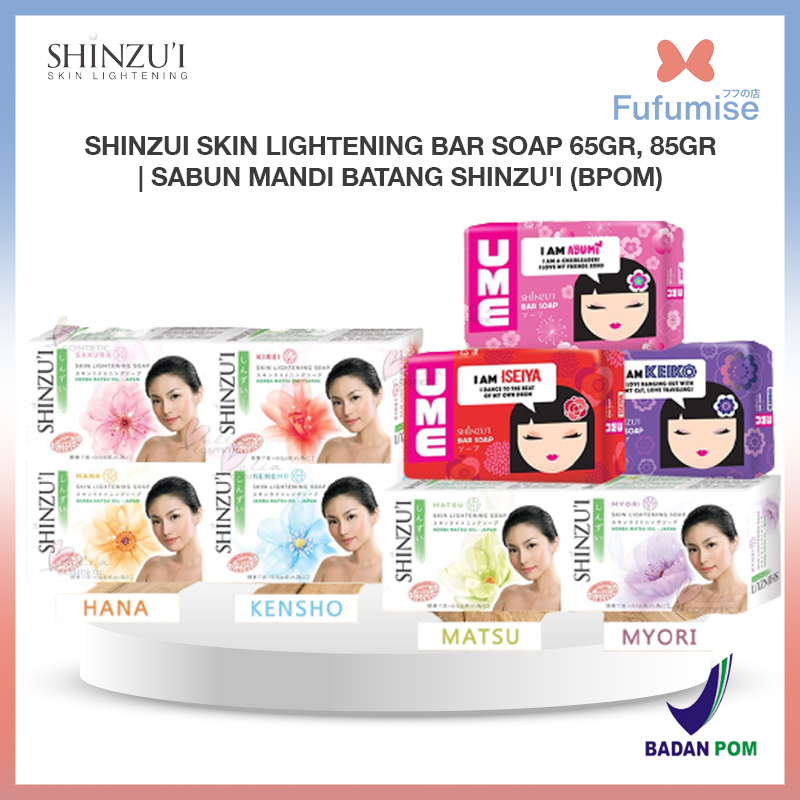 Shinzui Skin Lightening Bar Soap Gr Gr Sabun Mandi Batang Shinzu