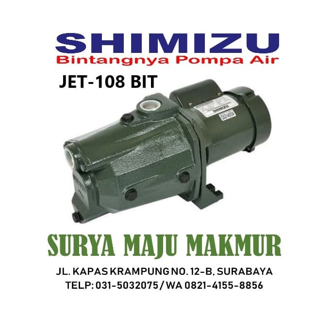 Mesin Pompa Air Semi Jet Shimizu JET 108 BIT JET108BIT Lazada Indonesia