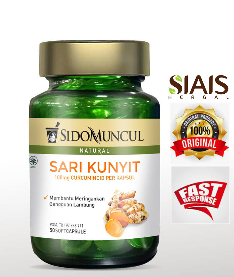 Sido Muncul Natural Sari Kunyit Soft Capsule S Original Lazada