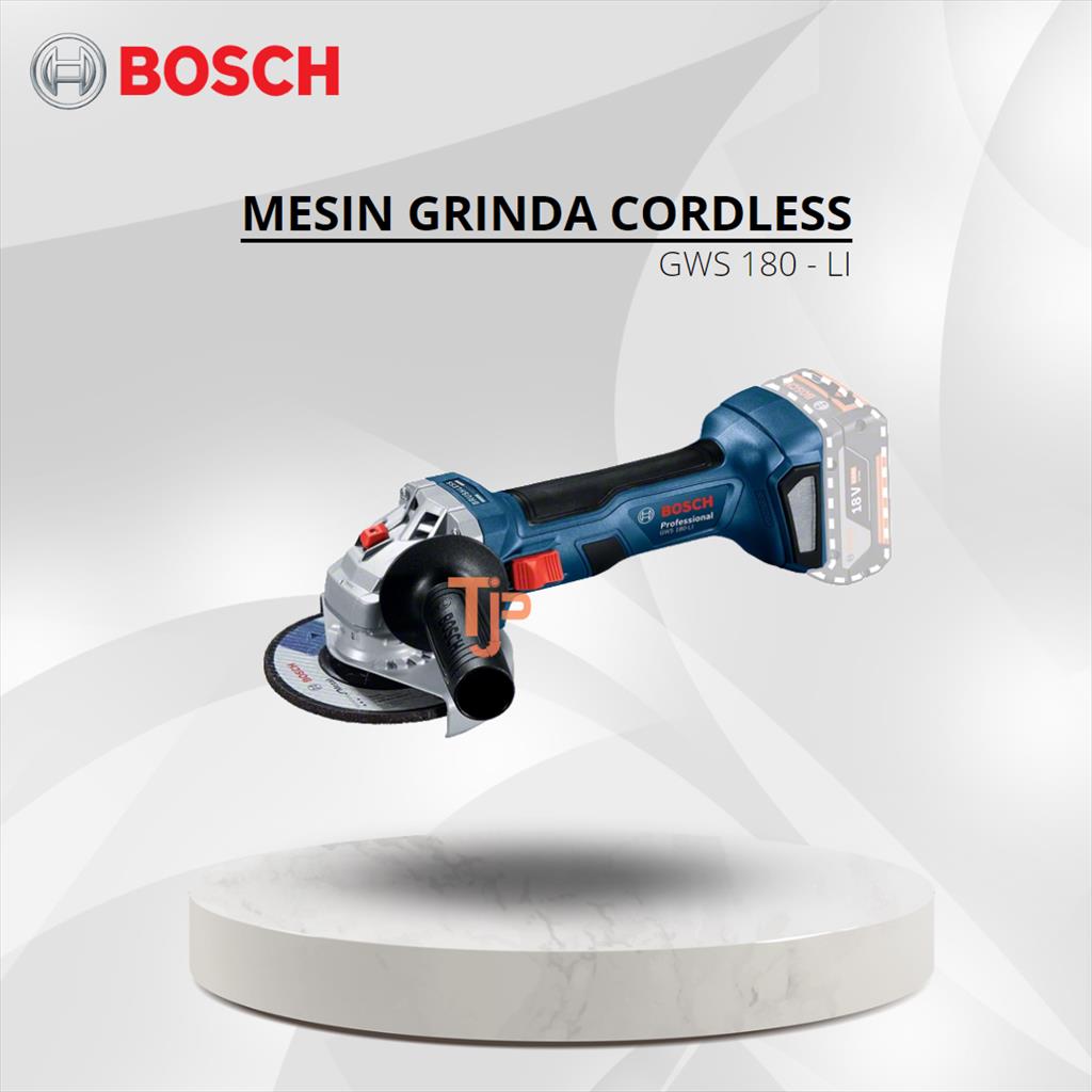 Bosch Mesin Gerinda Baterai Cordless Grinder Gws Li Unit Only