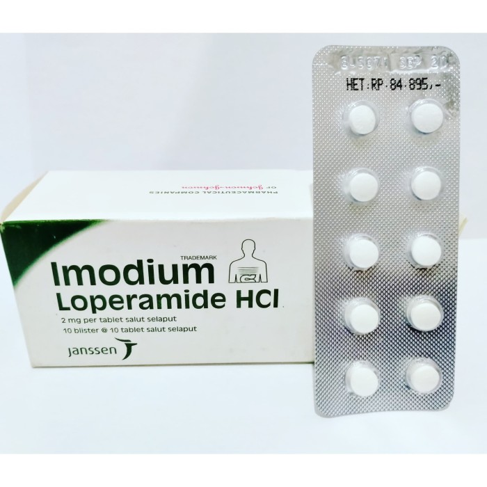 Imodium Tablet Untuk Diare Mencret Per Strip Tablet Lazada Indonesia