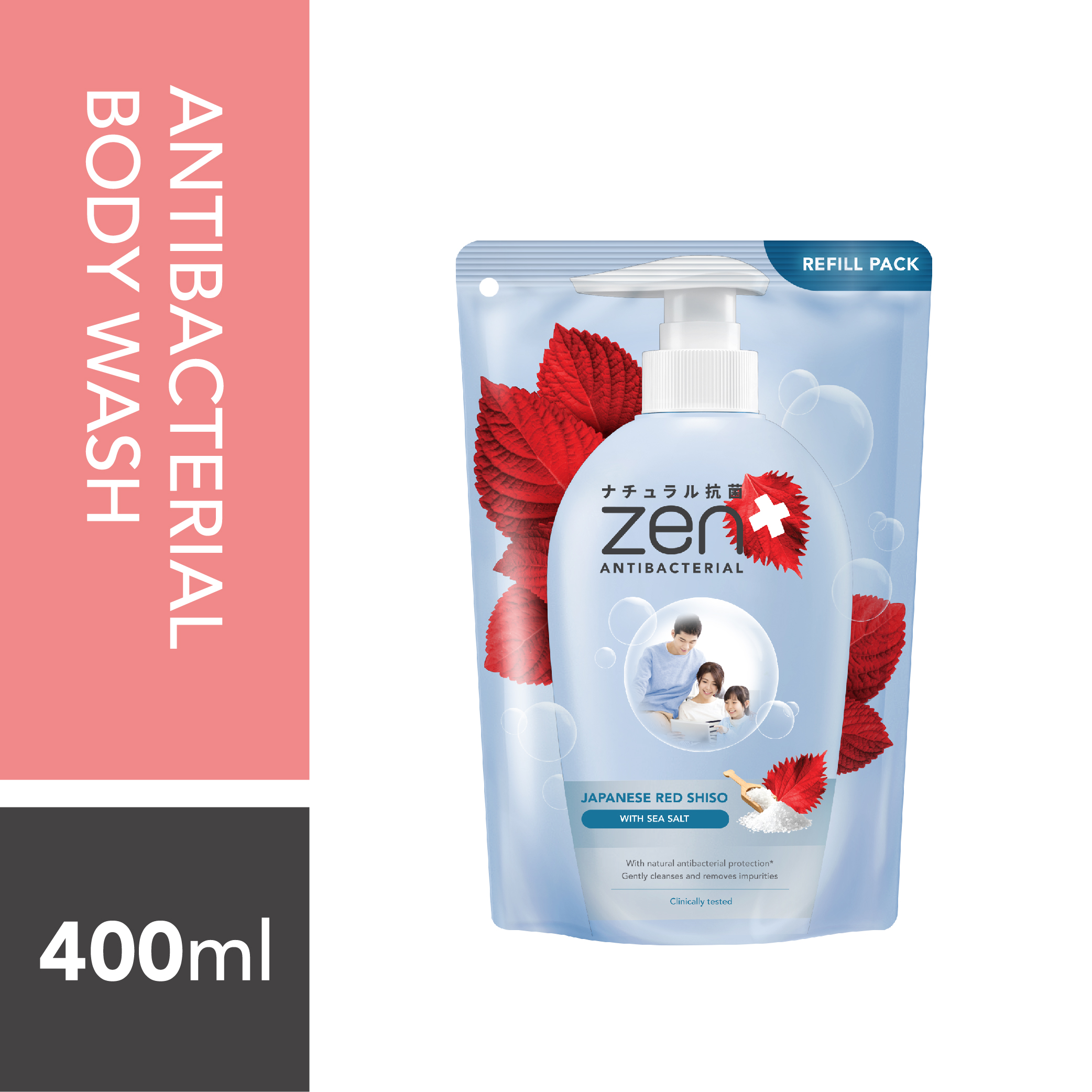 RUMAH RUMY Zen Sabun Cair Refill 900 Ml 400 Ml Antibacterial Body