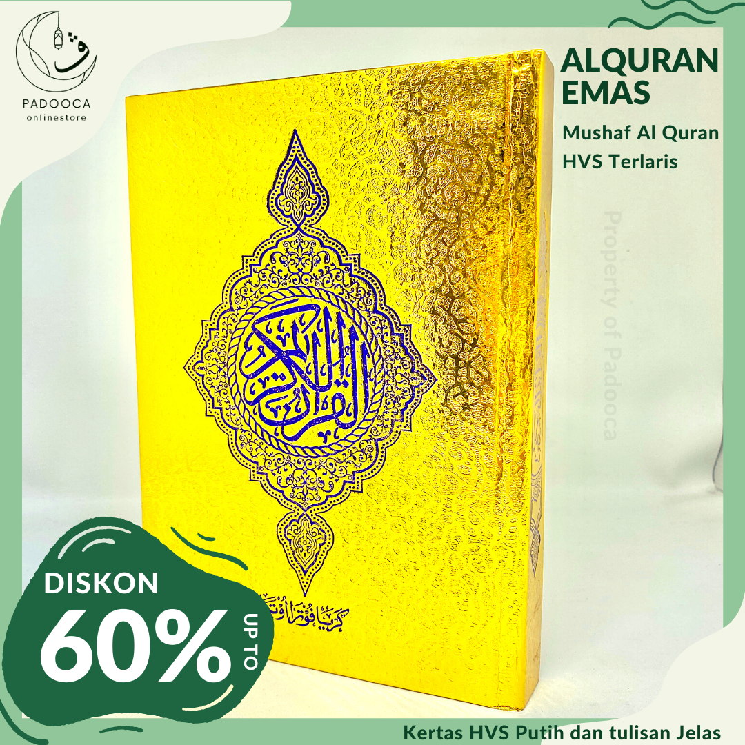 Mushaf Al Quran Cover Emas B X Cm Al Quran Standart Al Quran