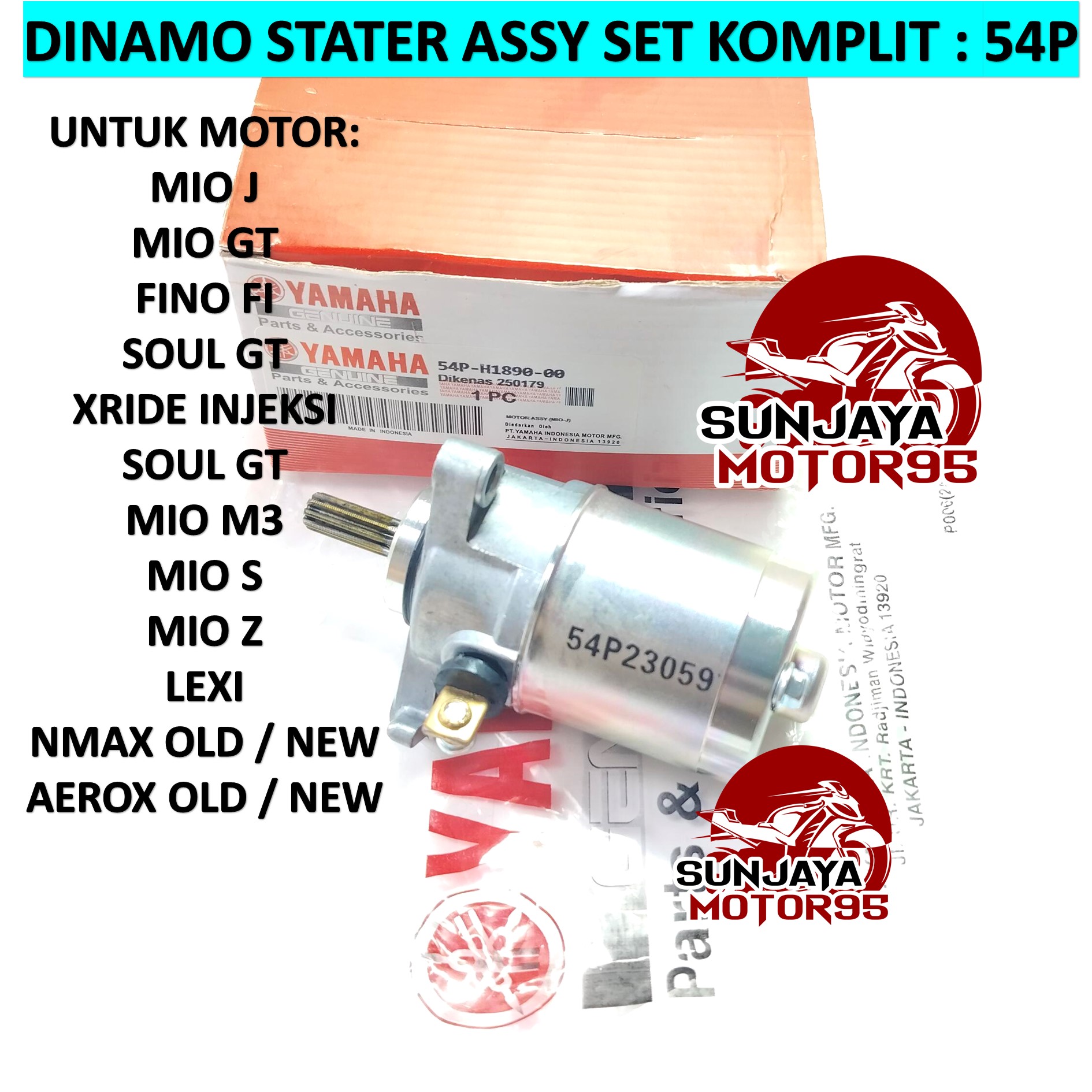 Dinamo Stater Mio J Mio S Mio Z Mio M Nmax Aerox Mio Gt