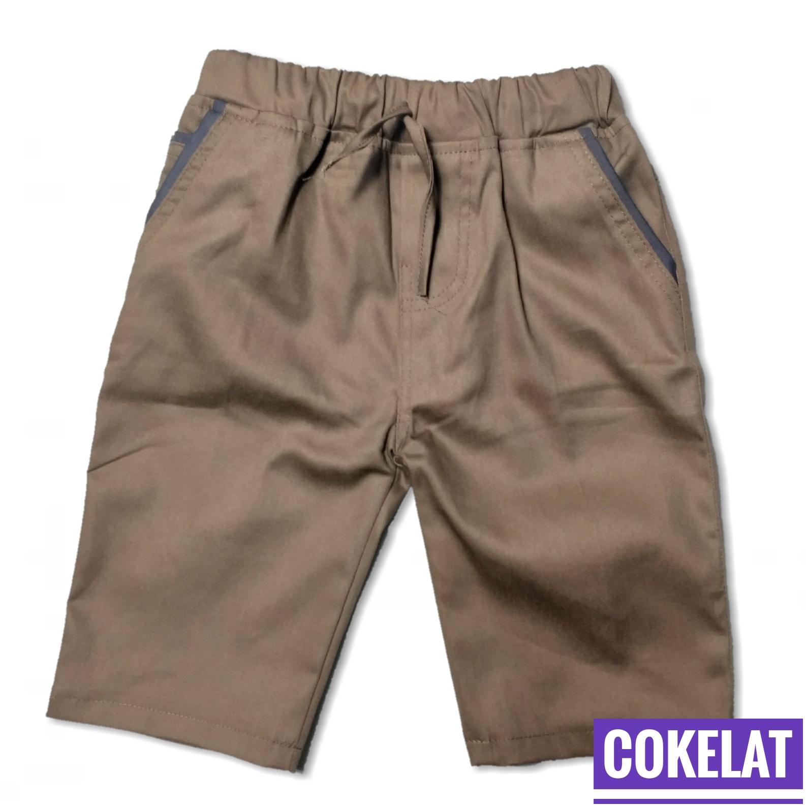 Chino Pendek Anak Cokelat 1-10 T