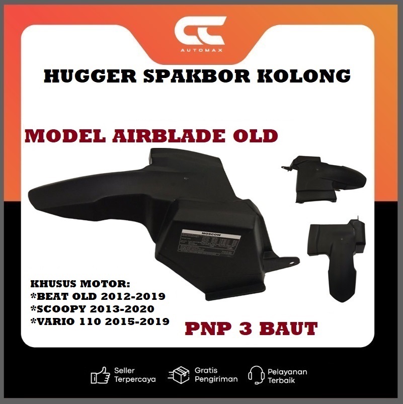 Hugger Spakbor Kolong AIRBLADE BEAT ESP FI DELUXE SCOOPY GENIO NEW 2012